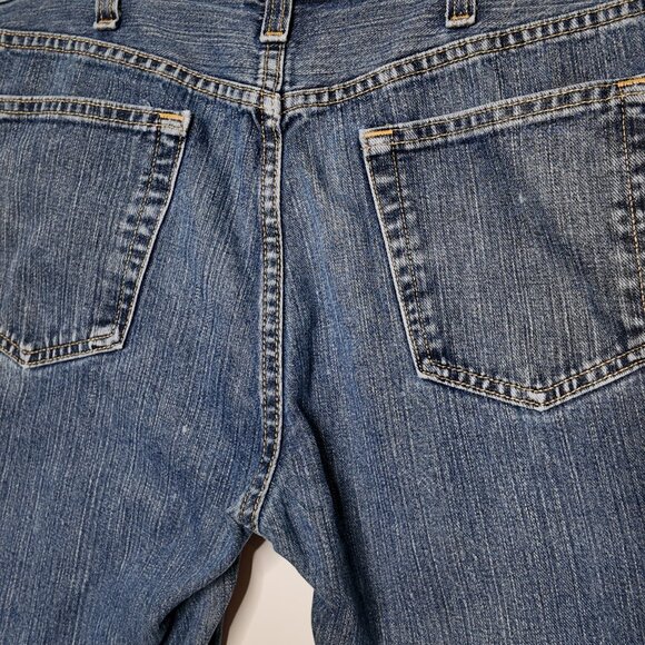 Route 66 cut off raw hem Bermuda denim shorts size 36 - Picture 4 of 10